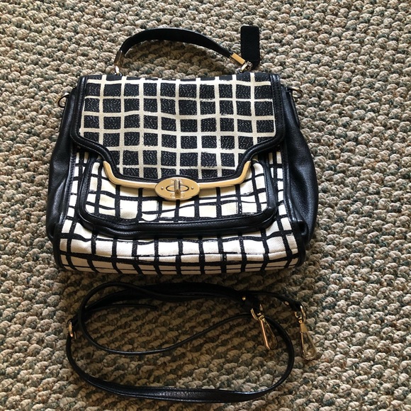 😍AUTHENTIC LINEN & LEATHER COACH BAG‼️ - Picture 14 of 16